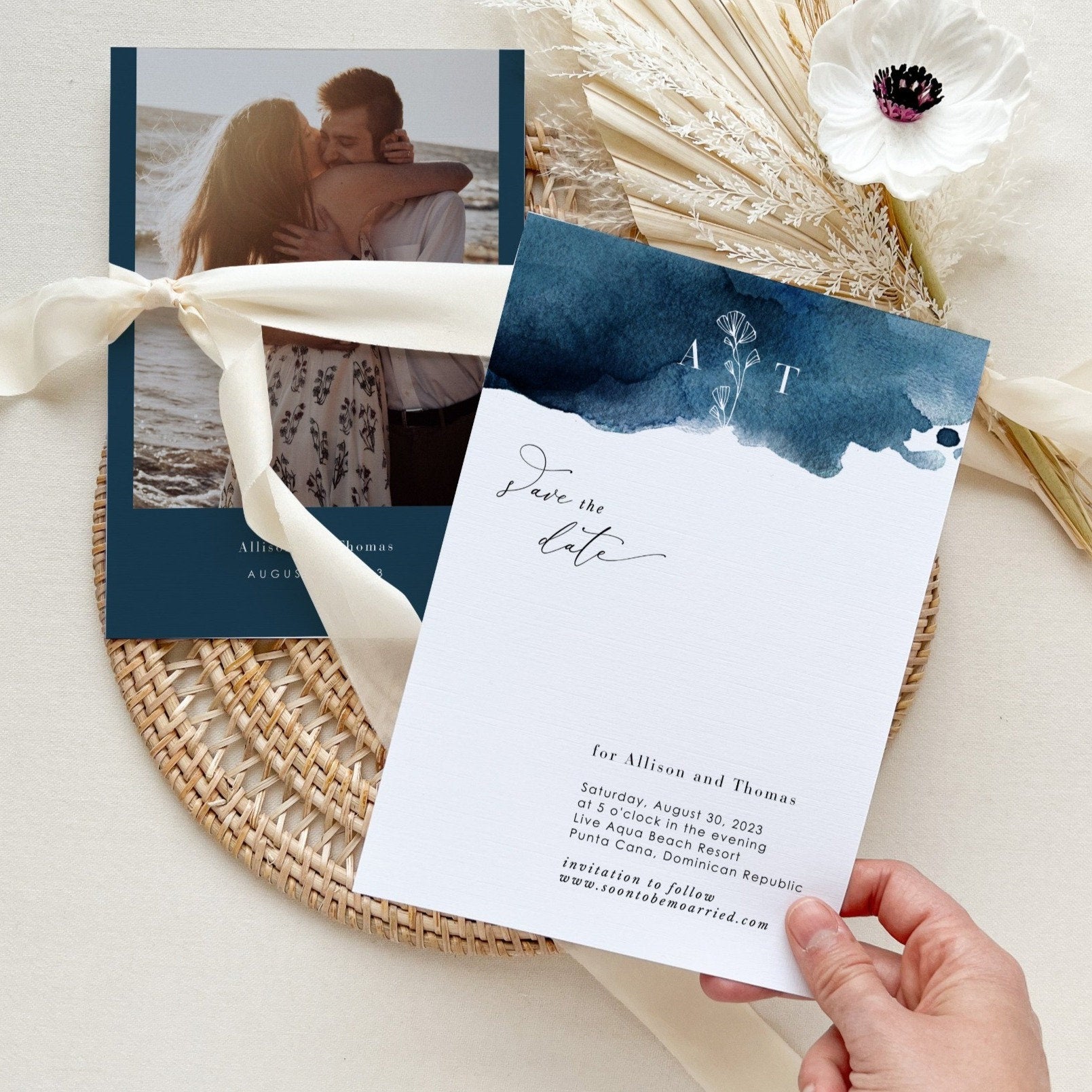 Greta | Coastal Save the Date Template