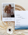 Elettra | Modern Beach Wedding Invitation Template