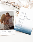Elettra | Modern Beach Wedding Invitation Template
