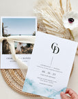 Chiara | Printable Beach Wedding Invitation Diy