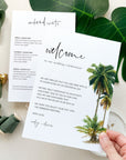 Kala | Tropical Wedding Weekend Itinerary Template