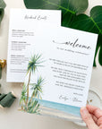 Selma | Beach Wedding Weekend Itinerary Template