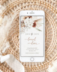 LAUREL Boho Wedding Save the Date Electronic