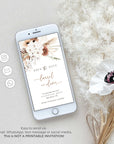 LAUREL Boho Wedding Save the Date Electronic