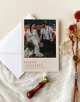 HAZEL Terracotta Wedding Thank You Cards with Photo