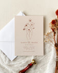 HAZEL Terracotta Boho Save the Date Template