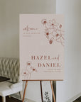 HAZEL Welcome to Our Wedding Sign Template