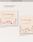 HAZEL Small Wedding Reception Sign Template