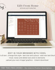 HAZEL | Alphabetical Wedding Seating Chart Template