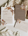 MARIGOLD Boho Wedding Invitation Template Suite