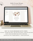 LAUREL Boho Wedding Stationery Template Bundle