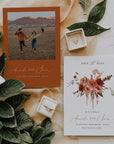 SCARLETT Printable Save the Date Template Boho