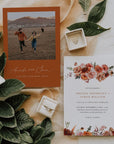 SCARLETT Bohemian Wedding Invitation Template