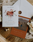 SCARLETT Printable Save the Date Template Boho