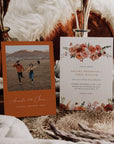 SCARLETT Bohemian Wedding Invitation Template Set