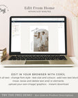 LAURA Arch Save the Date Template with Photo