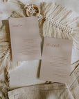 SIENNA Terracotta Wedding Invitation Set Template