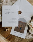 LAURA Modern Boho Wedding Invitation Template