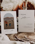 LAURA Modern Boho Wedding Invitation Template