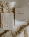 LAURA | Modern Boho Wedding Invitation Suite Template