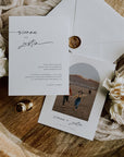 LAURA | Modern Boho Wedding Invitation Suite Template