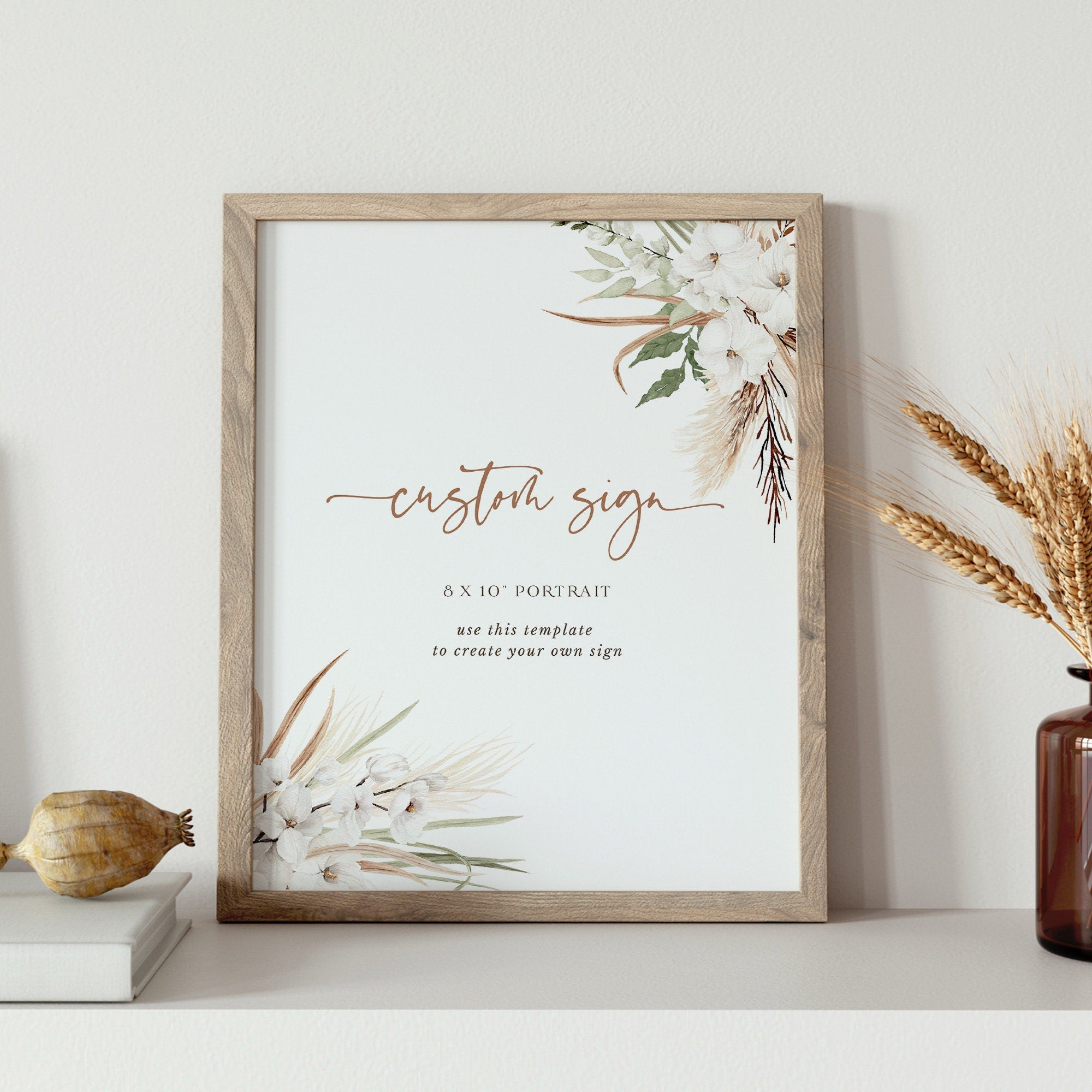 LAUREL Custom Wedding Sign Printable