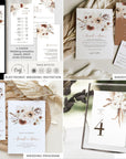 LAUREL Boho Wedding Stationery Template Bundle