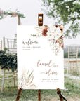 LAUREL Welcome Wedding Sign Template
