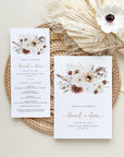 LAUREL Template for Wedding Program