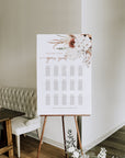 LAUREL Boho Wedding Seating Chart Sign Template