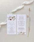LAUREL Template for Wedding Program