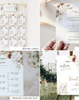LAUREL Boho Wedding Stationery Template Bundle