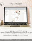 LAUREL Welcome Wedding Sign Template