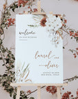 LAUREL Welcome Wedding Sign Template