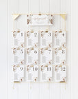 LAUREL Printable Seating Cards for Wedding Boho