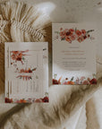 SCARLETT Bohemian Wedding Invitation Template Set