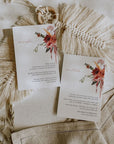 SCARLETT Boho Wedding Invitation Suite Template