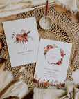 SCARLETT Rustic Boho Save the Date Cards