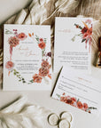 SCARLETT Boho Wedding Invitation Suite Template