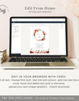 SCARLETT Rustic Boho Save the Date Cards