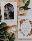 SCARLETT Boho Wedding Invitation Suite Template