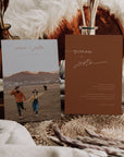 SIENNA Terracotta Wedding Invitation Set Template