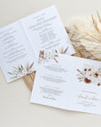 LAUREL Template for Wedding Program