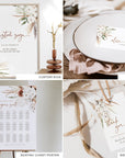 LAUREL Boho Wedding Stationery Template Bundle