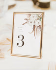 LAUREL Printable Table Numbers for Wedding