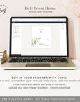 LAUREL Boho Wedding Place Cards Template