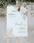 LAUREL Welcome Wedding Sign Template