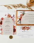SCARLETT Boho Wedding Invitation Suite Template