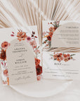 SCARLETT Boho Wedding Invitation Suite Template