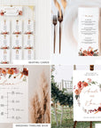 SCARLETT Boho Wedding Stationery Template Bundle